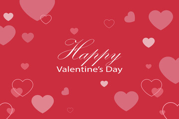 Valentine's Day background, Happy Valentine's Day banner
