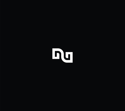 Creative letters NU or UN Logo Design Vector Template. Initial Letters NU Logo Design