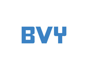 BVY logo design vector template. BVY