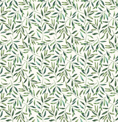 seamless pattern with leaves