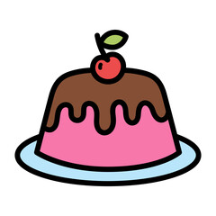 Cake Doodle Illustration