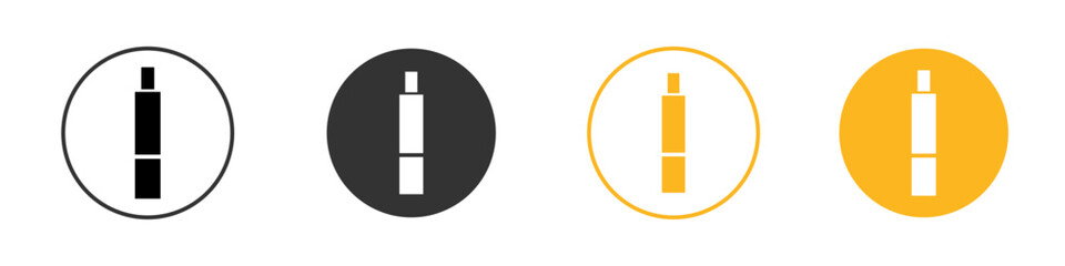 Manual coffee grinder icon black and white vector outline sign