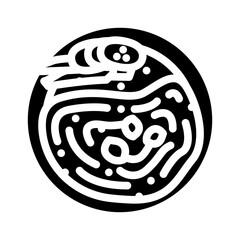 hummus dip vegan food glyph icon vector. hummus dip vegan food sign. isolated symbol illustration