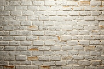 Obraz premium Depth of Field background vintage white brick wall rustic detailed