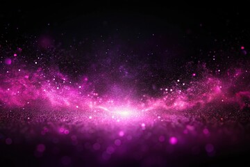 Obraz premium dusty particles creating a dark pink and purple glow from a high angle