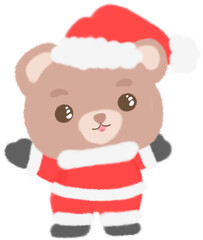 Christmas themed teddy bear