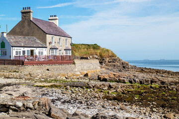 Cafe, Benllech, Anglesey, North Wales, United Kingdom, UK, on a sunny day