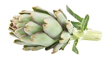 Obraz premium artichoke isolated on white background. 