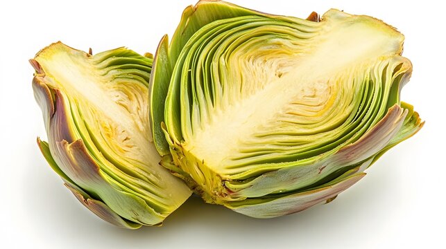 artichoke isolated on white background. 