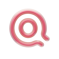 3D Colorful Puzzle Piece Letter Q. 3D Icon