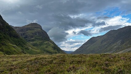 Fototapeta premium landscape with clouds
