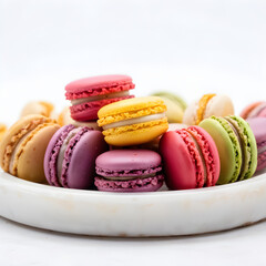 macaroons on a plate