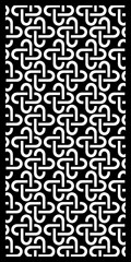 Fototapeta premium Laser pattern. Set of decorative vector panels for laser cutting cnc