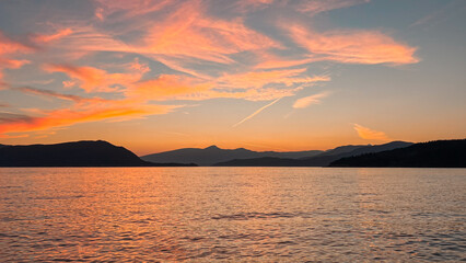 Where the mountains meet the sky