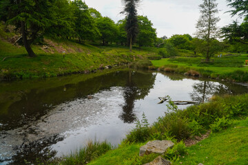The countryside on Bradgate Park in the United Kingdom