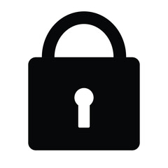 Black padlock icon