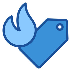 Hot Sale Blue Icon