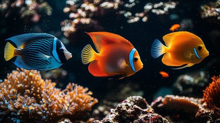 Fototapeta premium カラフルな熱帯魚