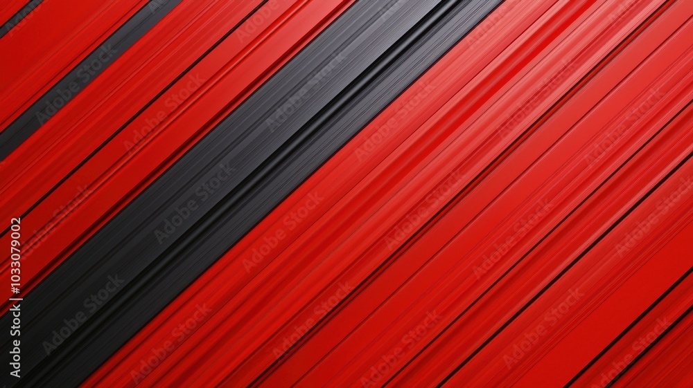 Poster smooth blend of red and black light patterns