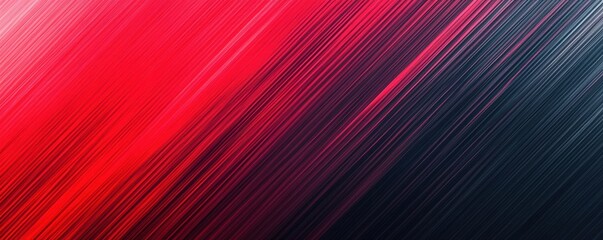 Fototapeta premium Vibrant Red and Black Gradient Light Pattern