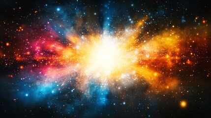 Cosmic Explosion: A Celestial Masterpiece of Light and Energy