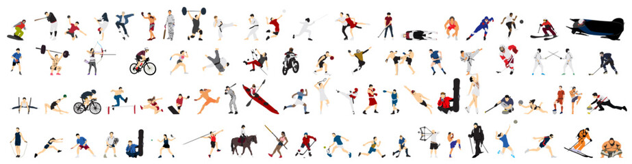 set of different sports