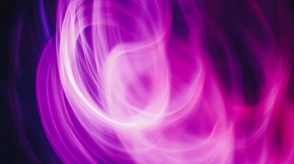 Mesmerizing Swirl of Vibrant Purple Light and Energy