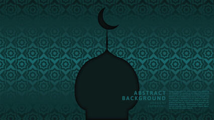 Geometric and Islamic Abstract Background