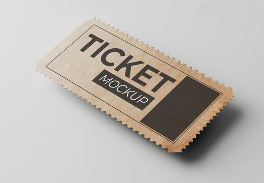Ticket Mockup Template