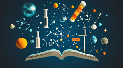 Science knowledge education concept