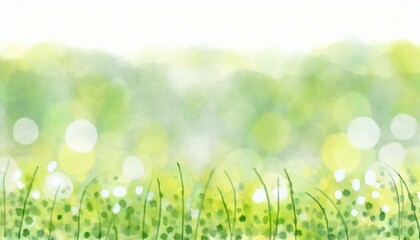 Obraz premium Watercolor landscape painting inspired by nature