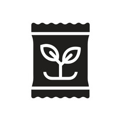 Seed Packet Icon, Bag of grain icon, Seed bag icon