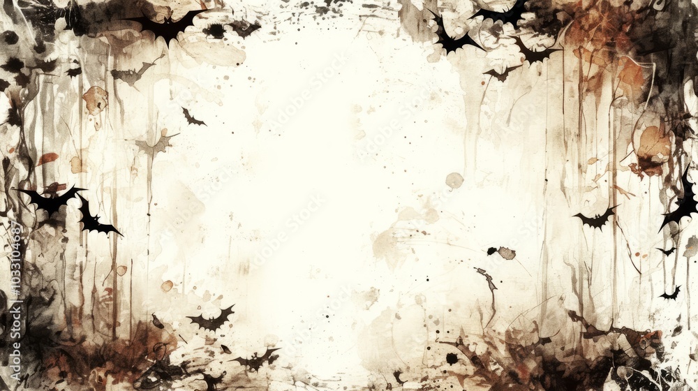 Aufkleber abstract background with splatters and textures, suitable for artistic projects or designs.