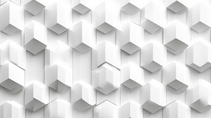 Geometric Abstract Gray Cube Pattern Background