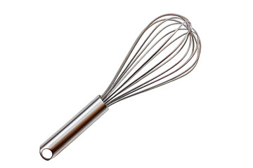 A sleek kitchen whisk, perfect for blending, mixing, and whipping ingredients effortlessly for delicious culinary creations.