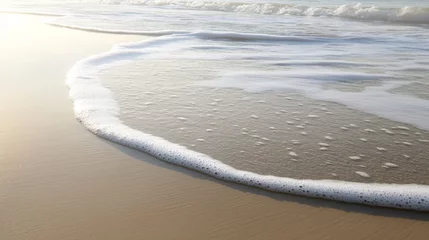 Printed roller blinds Tranquil Beach Waves Lapping on the Sand