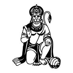 Lord Hanuman ji .ai