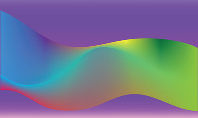 Modern abstract glowing wave background. Dynamic flowing wave lines design element. Futuristic  wave pattern.