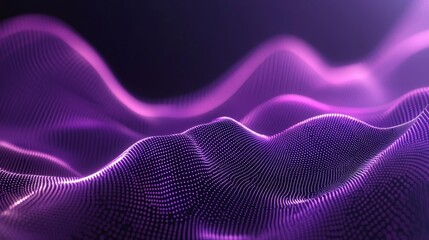 Mesmerizing Waves of Vibrant Purple Illumination
