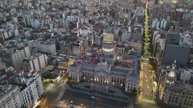 Circular RL Aerial Argentine National Congress B