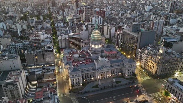Circular RL Aerial Argentine National Congress C