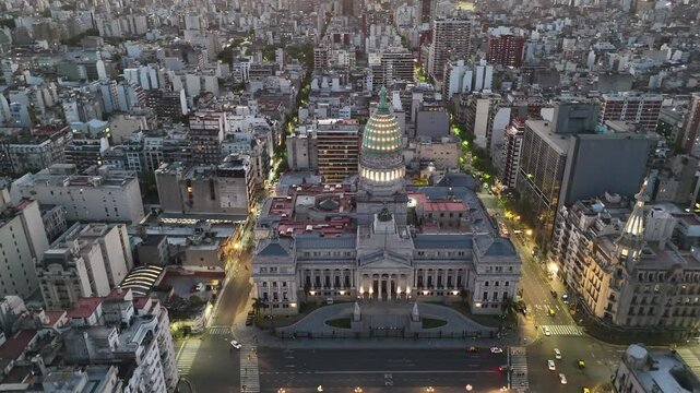 Circular RL Aerial Argentine National Congress D