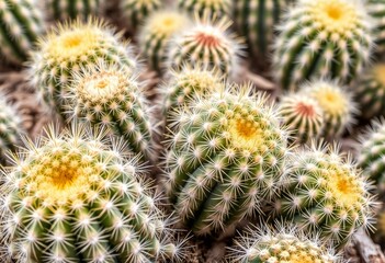 Desert Cacti A close up of desert cacti with intricate details a
