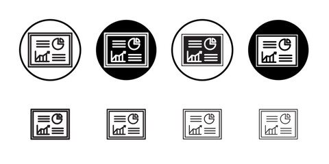 Dashboard icon Isolated flat vector in outline
