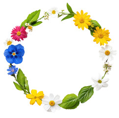 Fototapeta premium Floral wreath,