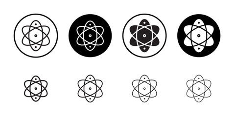 Physics icon Isolated flat vector in outline