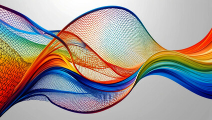 Abstract 3D colorful background &ndash; beautiful graphic. Colorful oil painting background in digital art. Dynamic, elegant, luxurious design for invitations, wallpapers