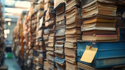 Fototapeta premium Company files for bankruptcy legal law document process 