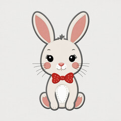 Obraz premium cute animals applique for kids t-shirts