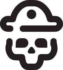 Skull icon symbol vector image illustration
